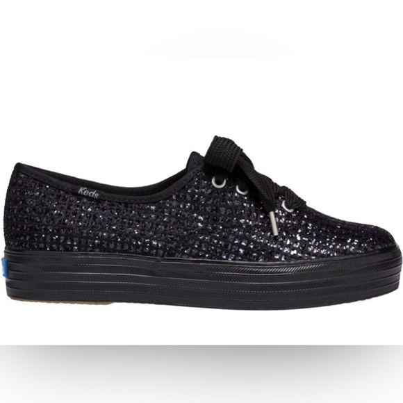 women's triple cvo sparkle grid sneaker black - Picture 1 of 14
